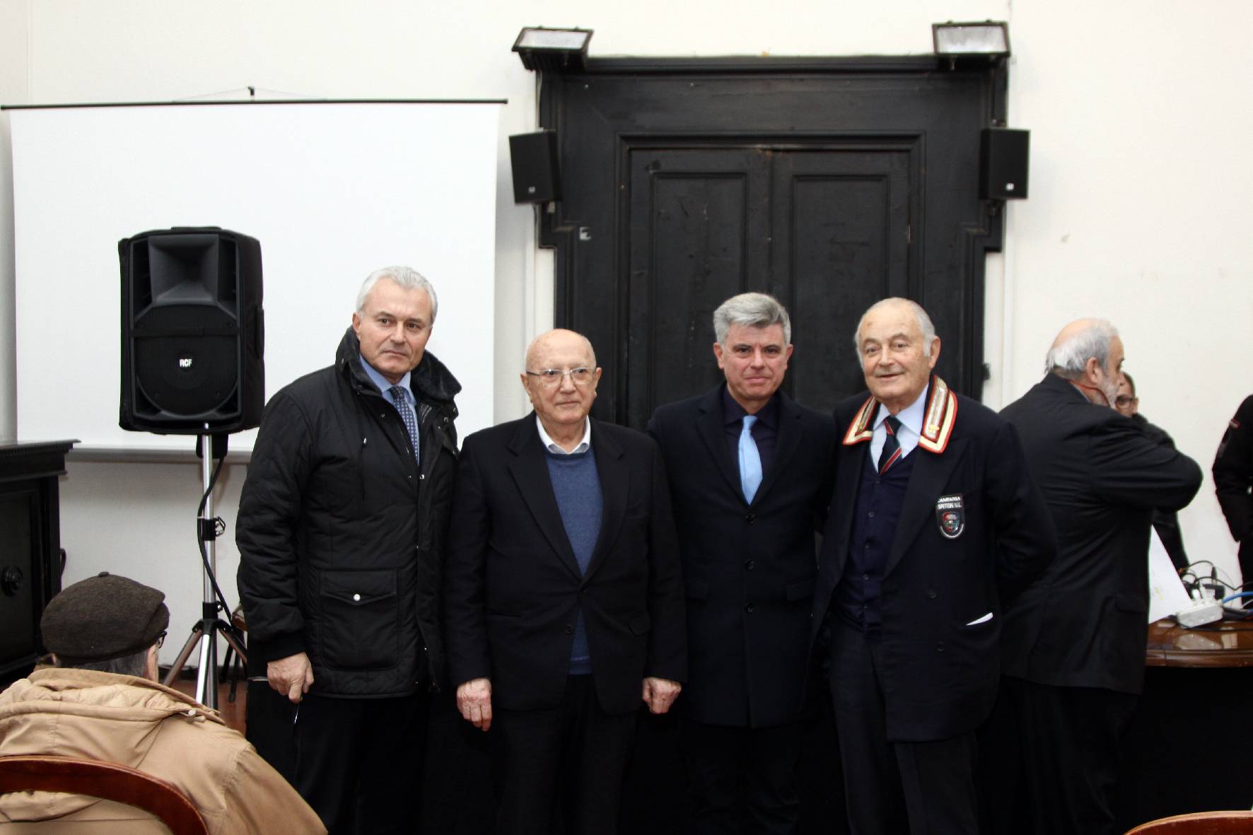 Salvatore Carli, Elvio De Cesare, Giuseppe Febbraio, Generale Domenico Cagnazzo Salvatore Carli, Elvio De Cesare, Giuseppe Febbraio, Generale Domenico Cagnazzo