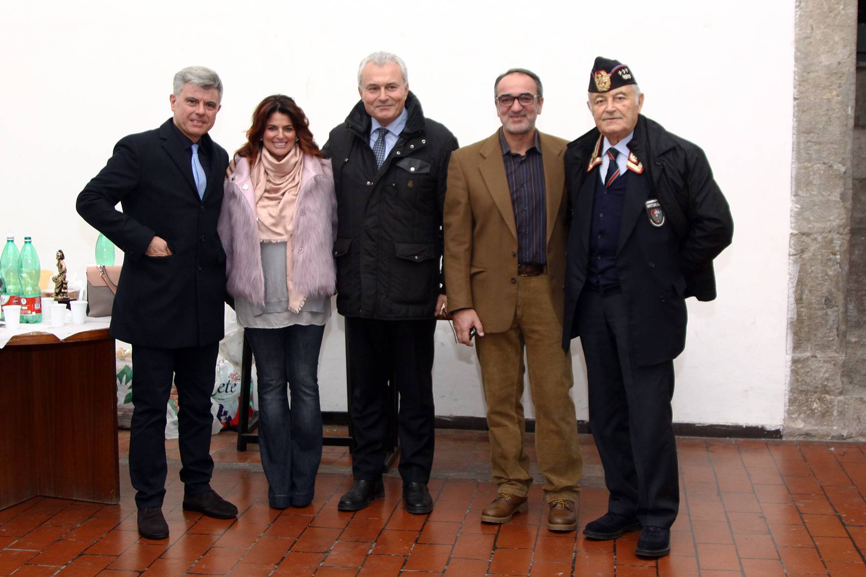 Giuseppe Febbraio, Monica Sarnelli, Generale Domenico Cagnazzo Giuseppe Febbraio, Monica Sarnelli, Generale Domenico Cagnazzo