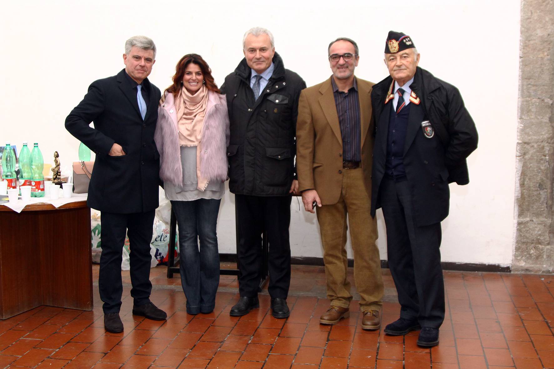 Giuseppe Febbraio, Monica Sarnelli, Generale Domenico Cagnazzo Giuseppe Febbraio, Monica Sarnelli, Generale Domenico Cagnazzo