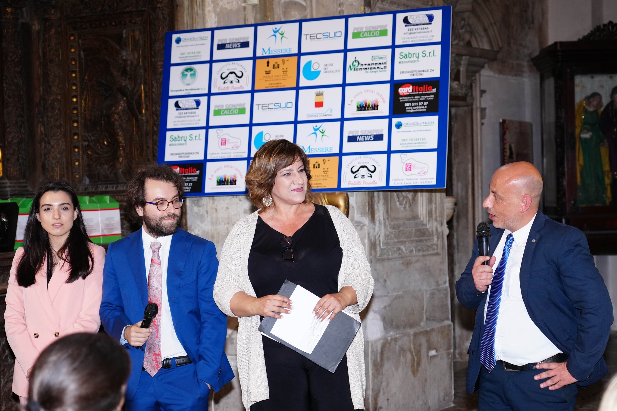Francesca Corizza, Gianluca Mosca, Laura Bercioux, Massimiliano De Falco Francesca Corizza, Gianluca Mosca, Laura Bercioux, Massimiliano De Falco