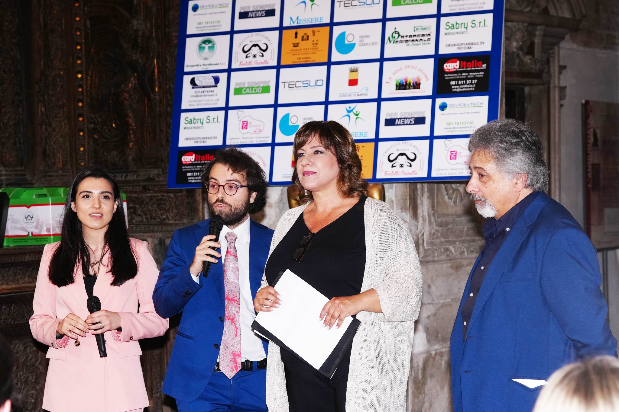 Francesca Corizza, Gianluca Mosca, Laura Bercioux, Eduardo Cautiero Francesca Corizza, Gianluca Mosca, Laura Bercioux, Eduardo Cautiero