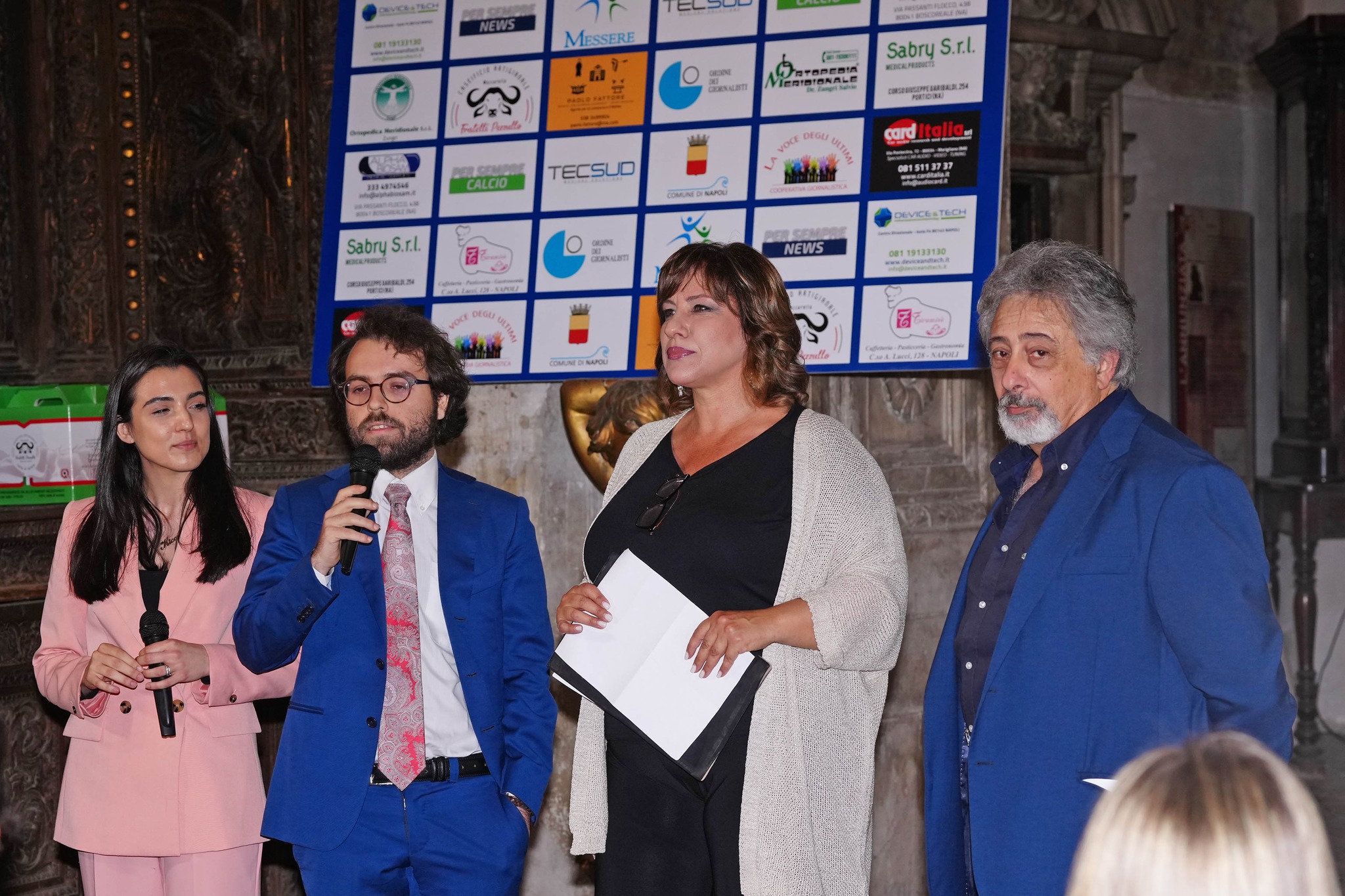Francesca Corizza, Gianluca Mosca, Laura Bercioux, Eduardo Cautiero Francesca Corizza, Gianluca Mosca, Laura Bercioux, Eduardo Cautiero